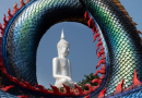 ชมความงามขององค์พญานาค วัดรอยพระพุทธบาทภูมโนรมย์ แลนด์มาร์คใหม่ของมุกดาหาร