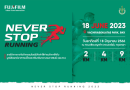 นักวิ่งเตรียมออกตัว! ฟูจิฟิล์ม จัดงานมินิมาราธอน “FUJIFILM NEVER STOP Running 2023” วันที่ 18 มิถุนายน ณ สวนรถไฟ